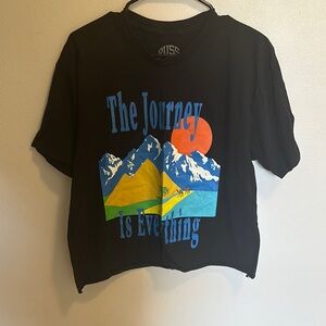 Russ Black Graphic Tee - The Journey Is Everything
